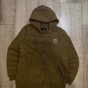 Khaki green Diner's hoodie with embroidered logo‎ Size s men